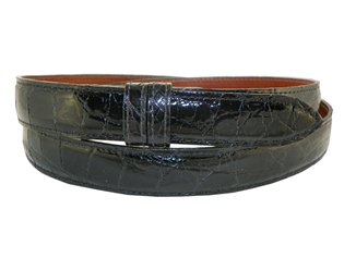 1 Alligator Strap for Slide Buckle  Select this width for current Tiffany buckles  Cognac glazed fin